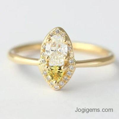 Yellow diamond Rings