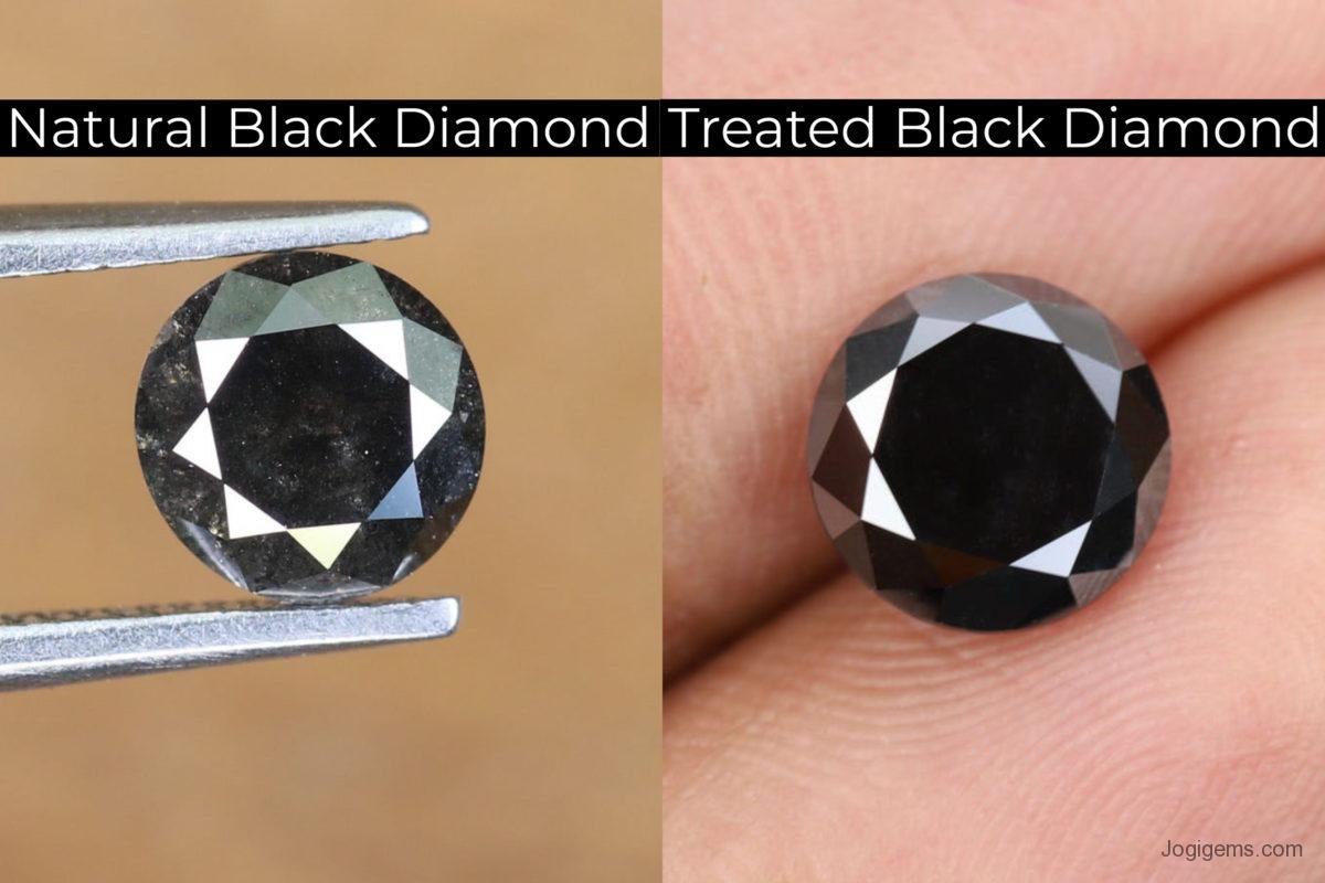 Types of Black Diamond - Natural Vs Treated Black Diamond.