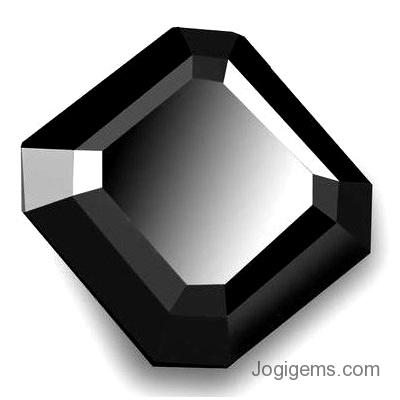 Asscher Cut Black Diamond