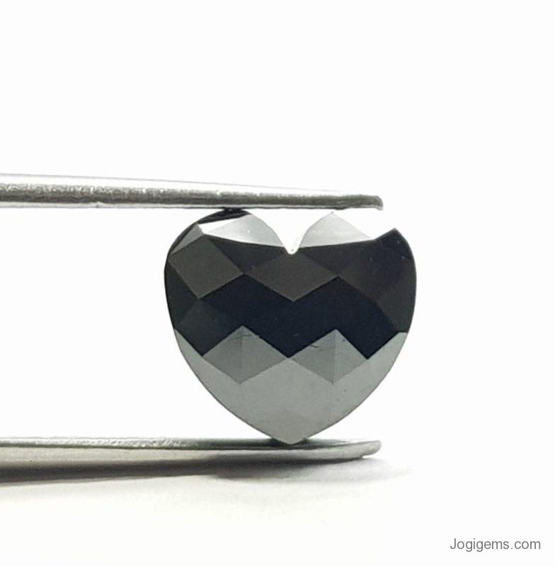 Heart Shaped Black Diamond