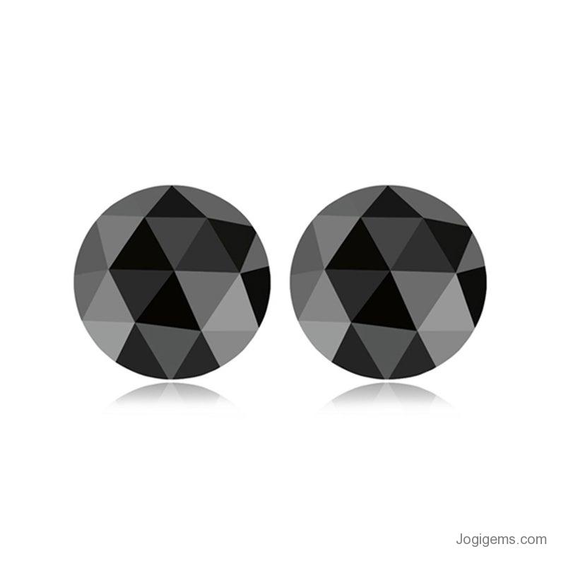 Rose Cut Black Diamonds