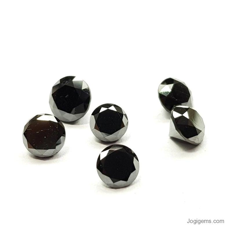 Black Diamond Round Brilliant Cut 4.5mm