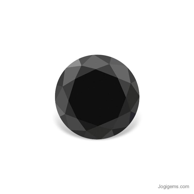 1/4th Carat Round Black Diamond