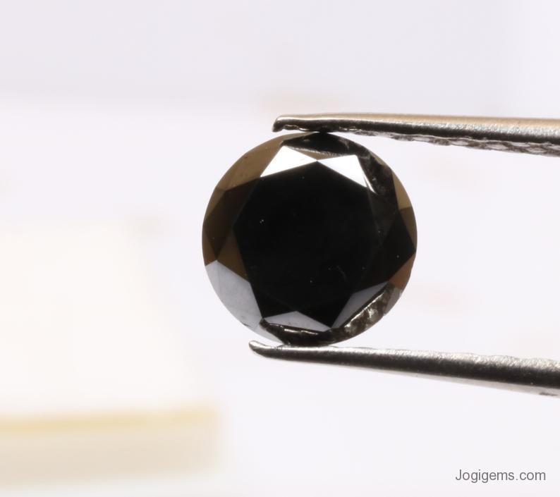 Real Black Diamond of 4 Carat For Custom Rings From Supplier