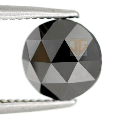 rose cut black diamond