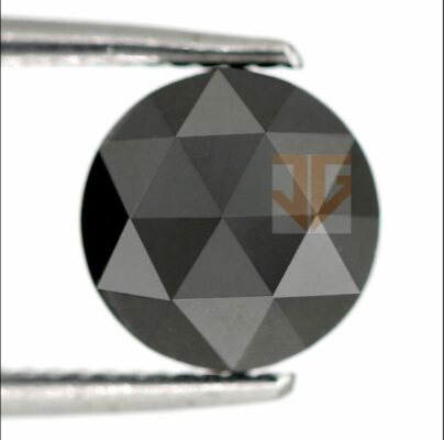 rose cut black diamond