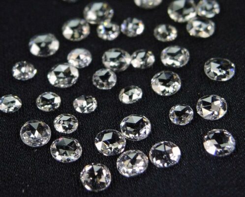 loose rose cut diamonds