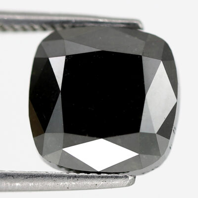 Cushion Shape Black Diamond for sale