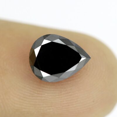 Pear black diamond