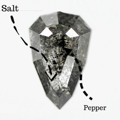 what are salt and pepper diamonds