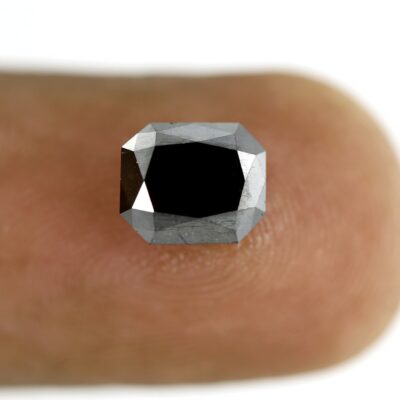 rectangle cut black diamond