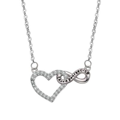 mothers day diamond infinity necklace