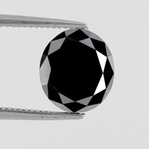 Oval Shape Black Diamond