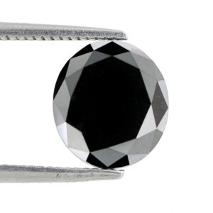 Beautiful Oval Shape Black Diamond