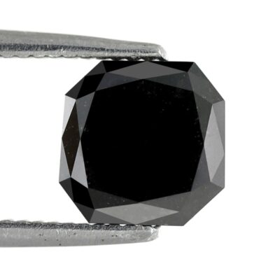 Asscher Shape Black Diamond