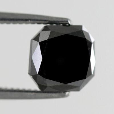 Buy Asscher Shape Black Diamond