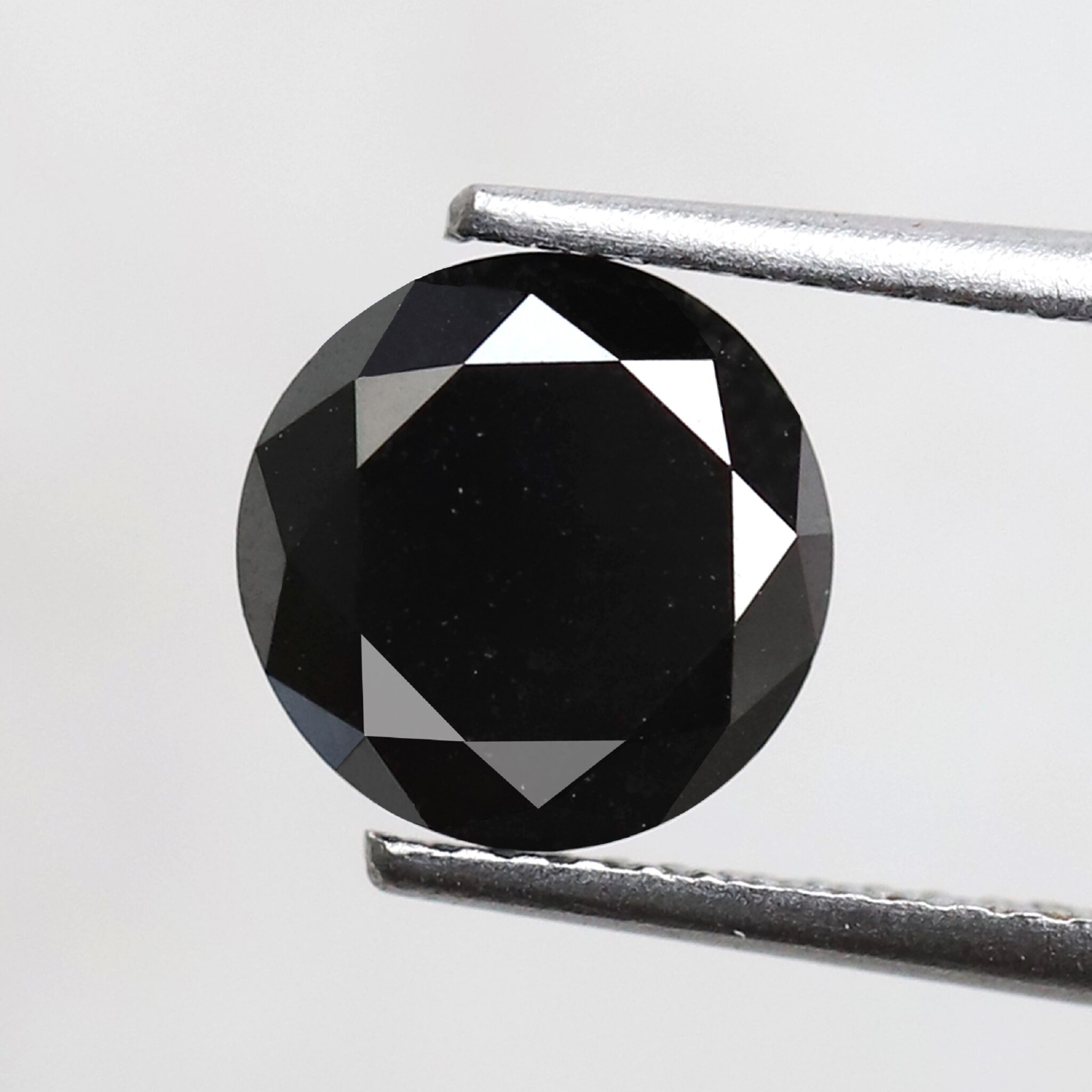 Black Diamond Round Shape 2.50 carat