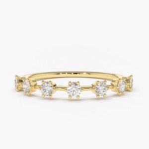 mini diamond eternity band