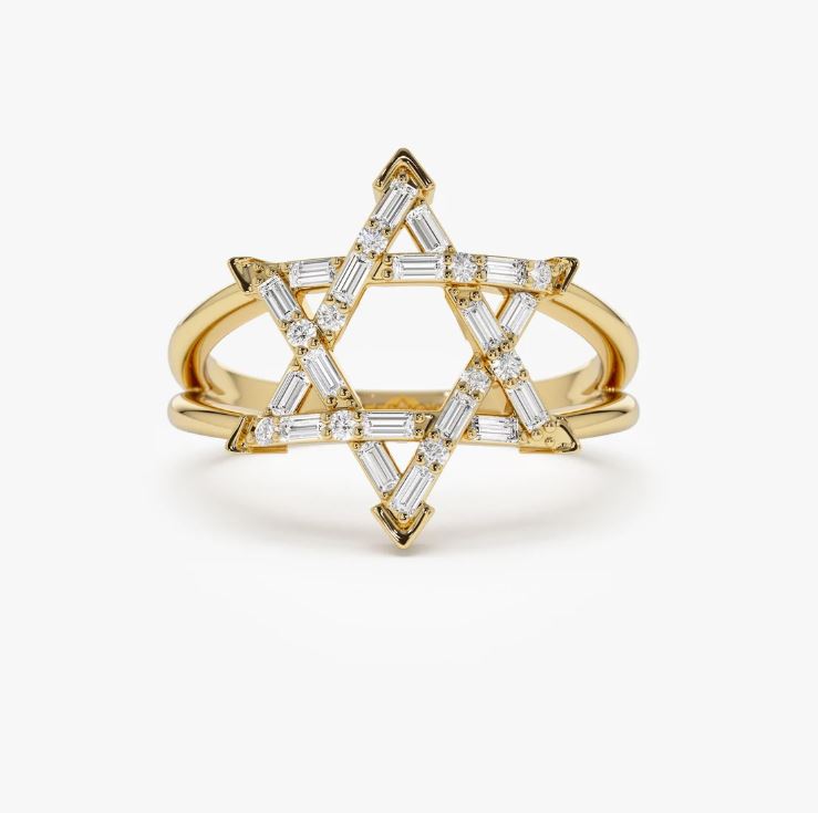 star of david ring